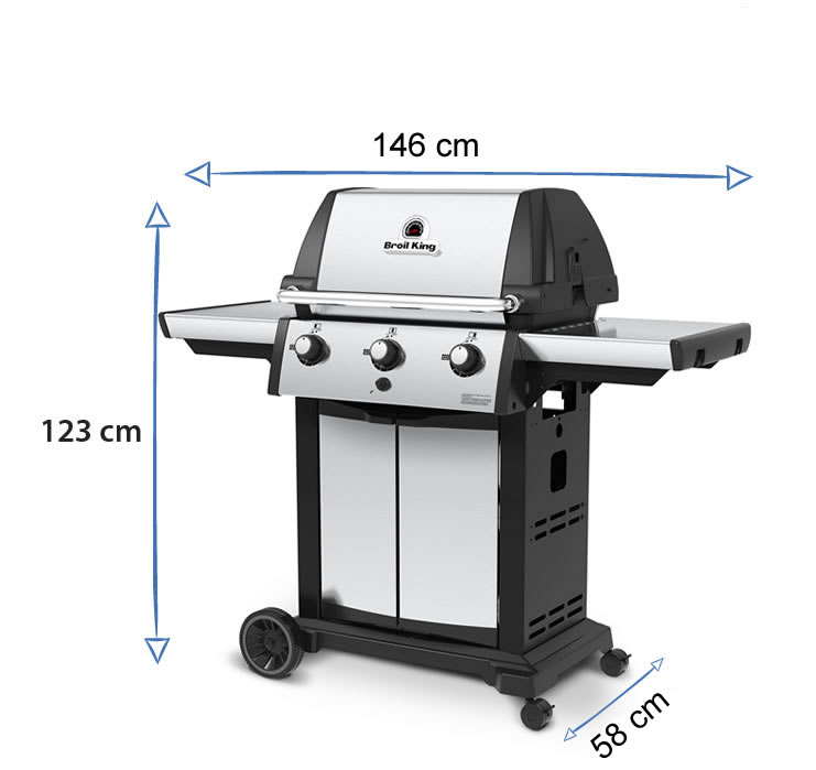 Wymiar grilla Signet 320
